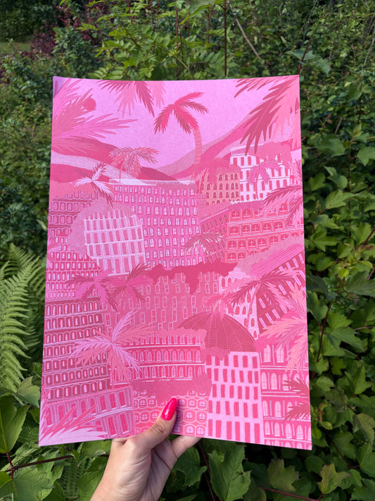 City in Pink