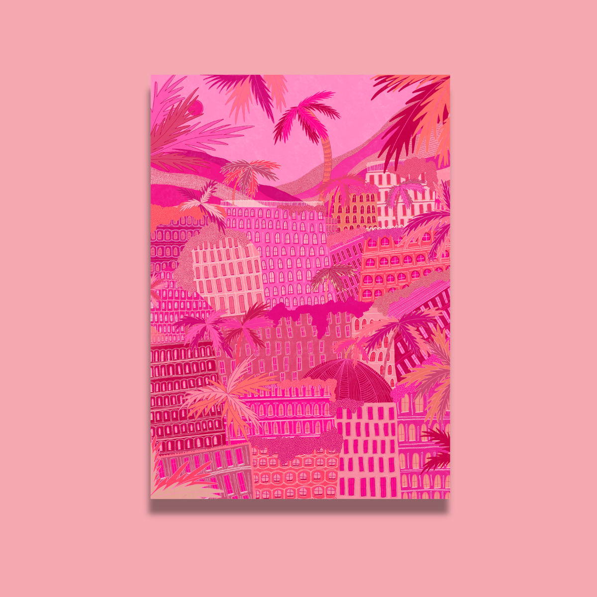 City in Pink