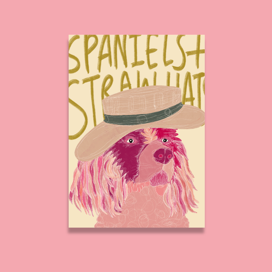 Spaniels & Straw Hats
